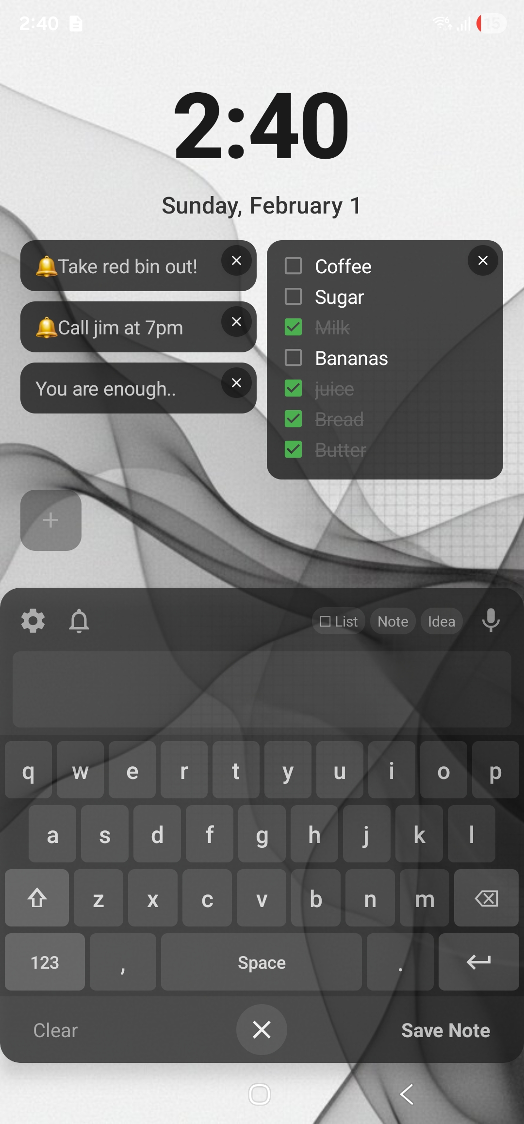 HyperNote app screenshot
